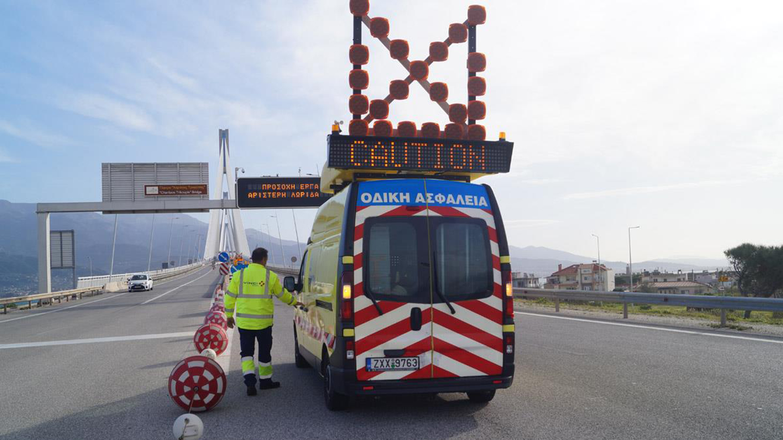 Νέες κυκλοφοριακές ρυθμίσεις στη γέφυρα Ρίου-Αντιρρίου